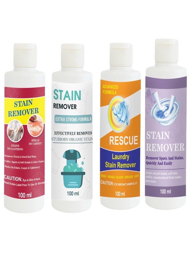 مجموعة مزيلات البقع من توفوس: أحمر، دمية، برتقالي، وبنفسجي | محلول تنظيف متعدد الأسطح للملابس والأقمشة والمفروشات (100 غرام لكل عبوة) - Image 1